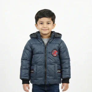 Boys' Padded Puffer Jacket with Hood