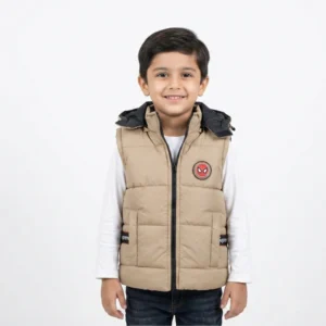 Boys Spider-Man Inspired Insulated Puffer Vest