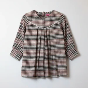 Girls Check Dress