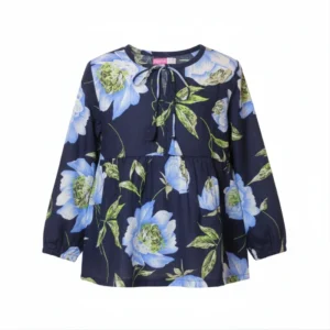 Girls Printed Floral Kurti